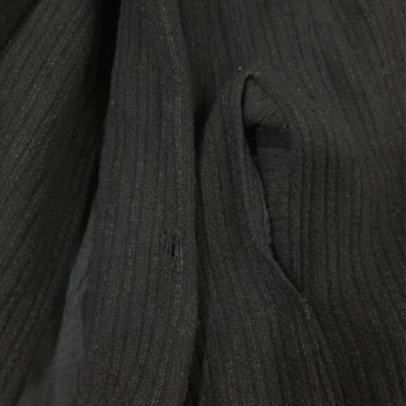 Vtg 60s long textured knit wool coat - Picture 10 of 14